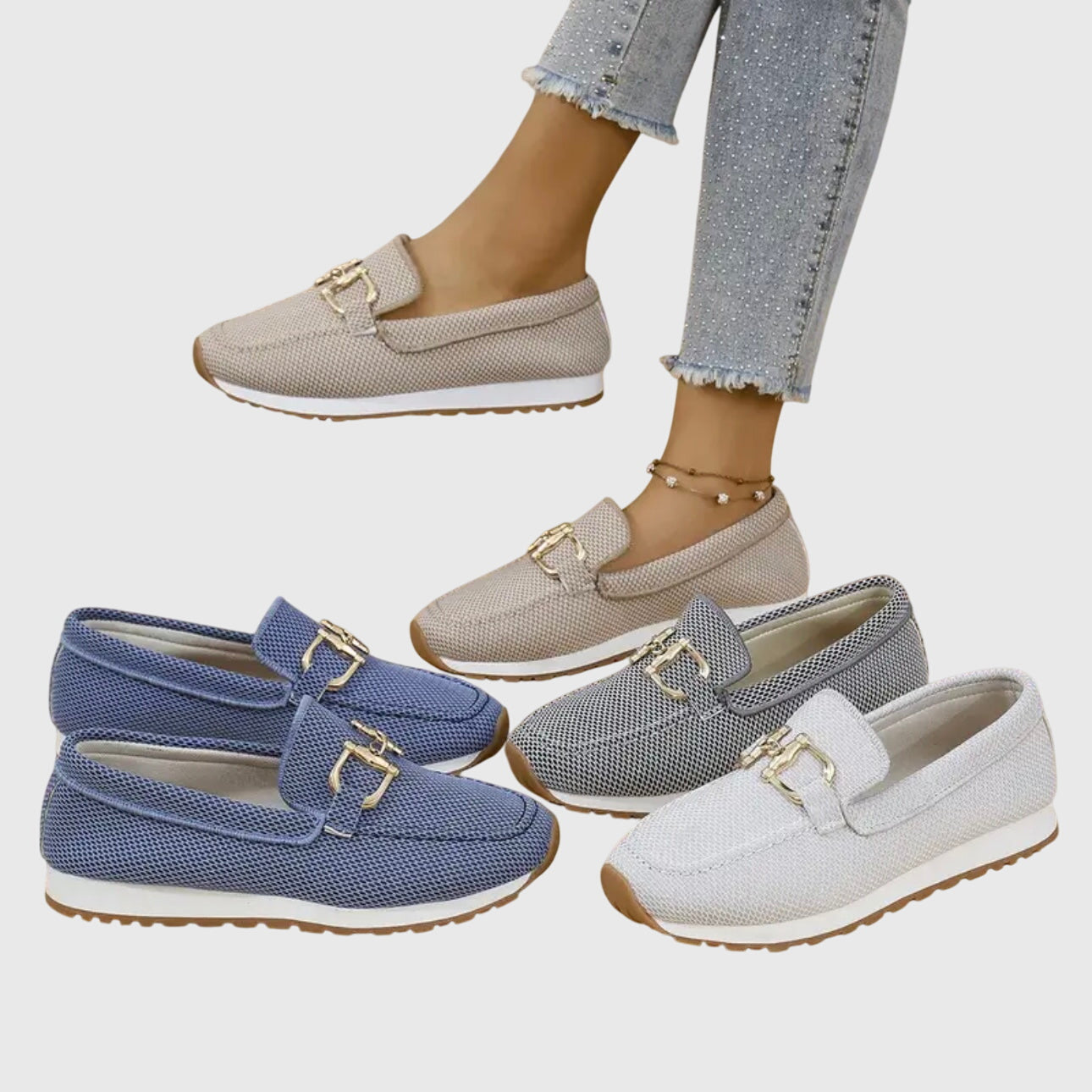 Nina | Hästbit Detalj Komfort Äkta Läder Loafers