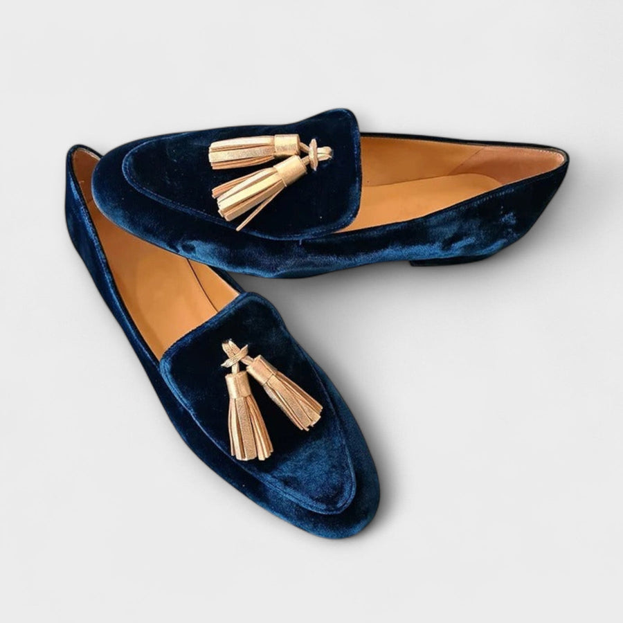 Quinnlyn | Vintage mockasiner med fransar