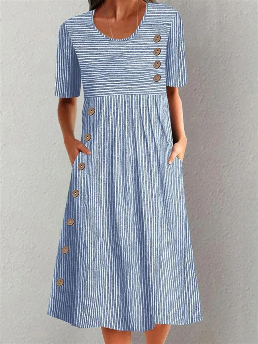 Sofia | Randig Sommardress