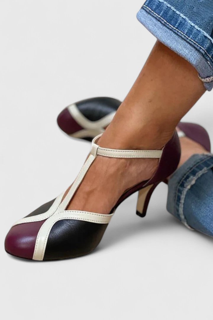 Susan | Hela Dagen Komfort T-Strap Klackar