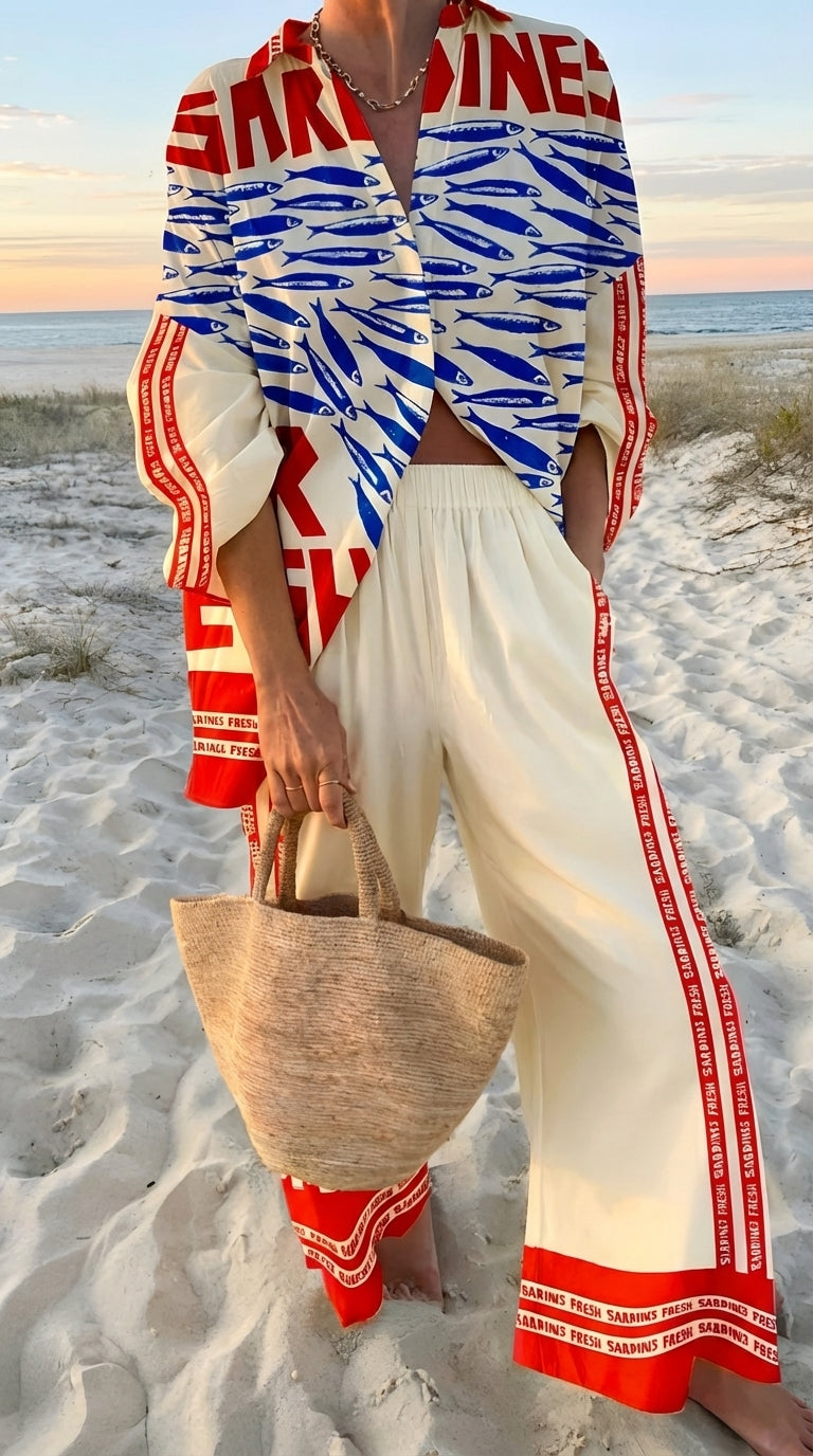 Marianne | Färgstarkt Strandset