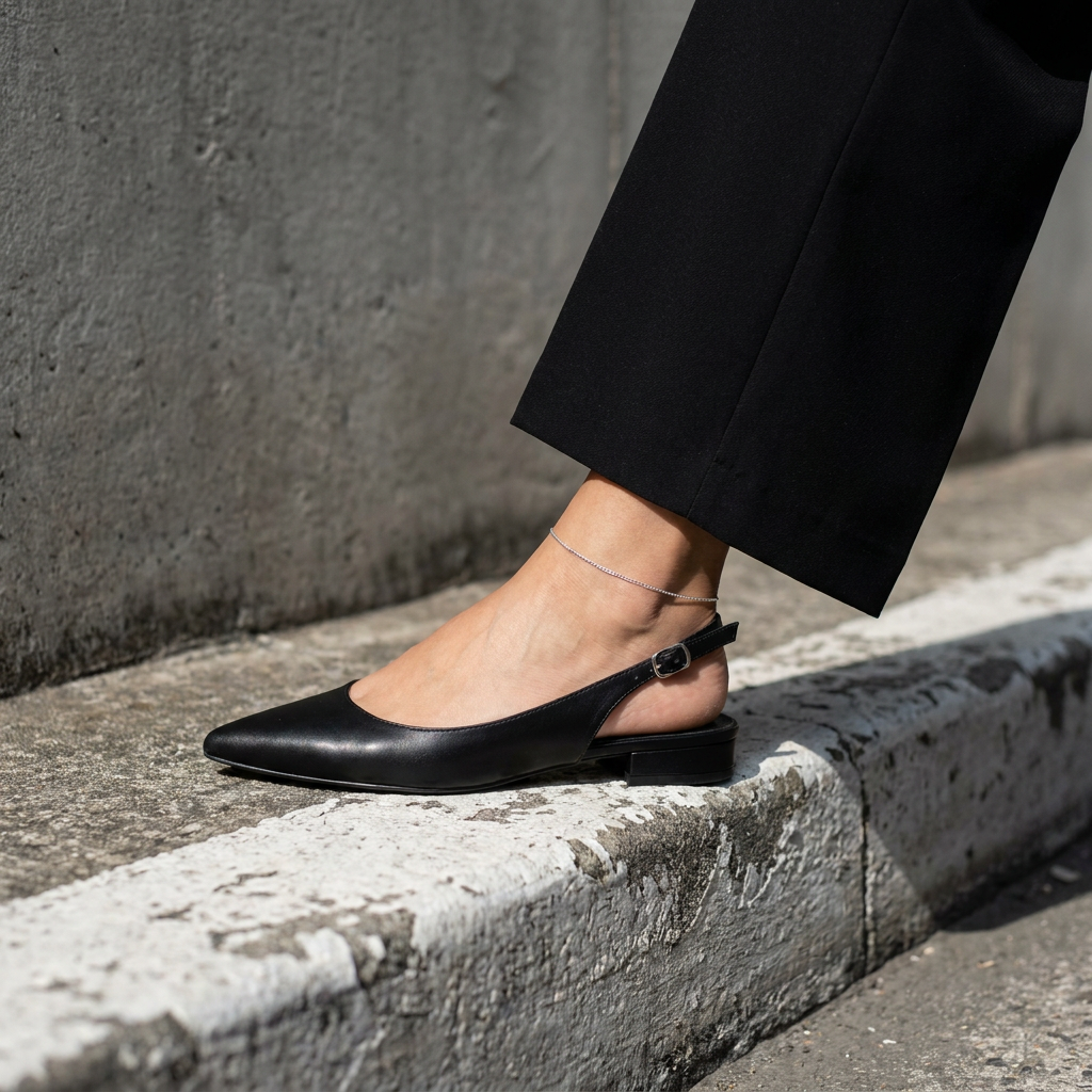 Mila | Ortopediska Slingback Lågskor