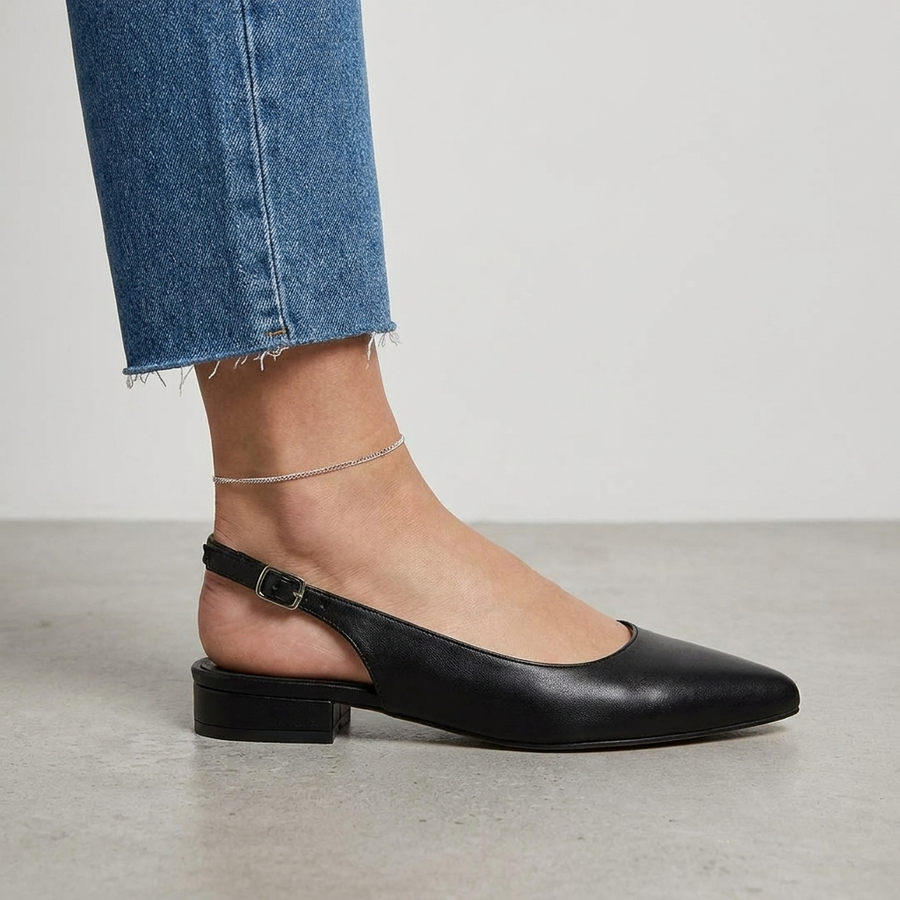 Mila | Ortopediska Slingback Lågskor
