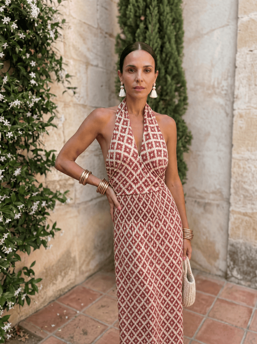 Evelina | Elegant Klänning med Off-Shoulder Design