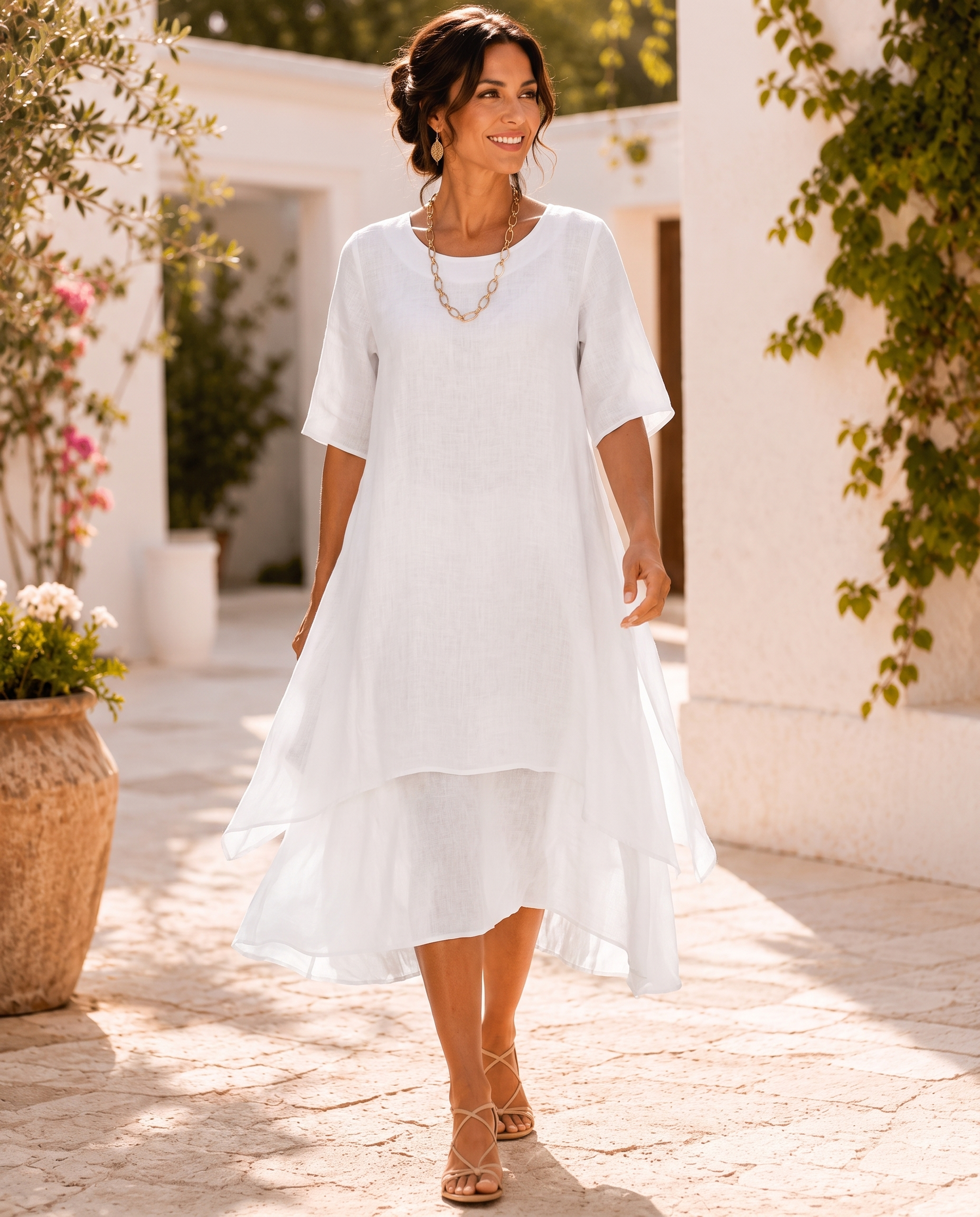 Ilona | Elegant och Bekväm Maxiklänning