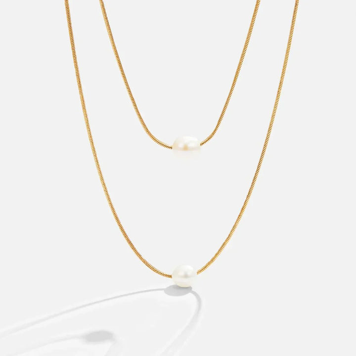 Sofistikerad Lagerpärlans Halsband