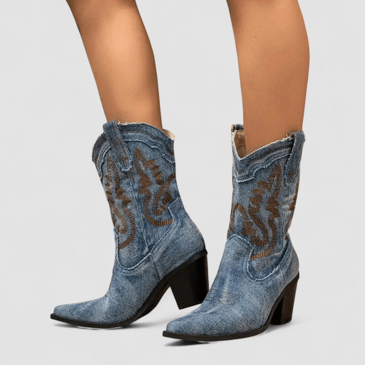 Selena | Ortopediska Denim Ankelskor