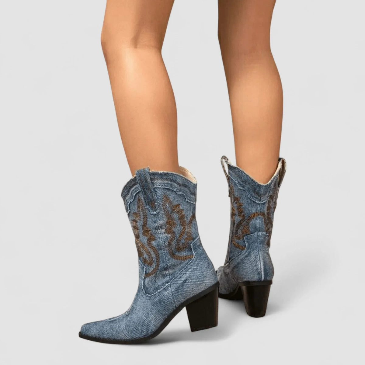 Selena | Ortopediska Denim Ankelskor