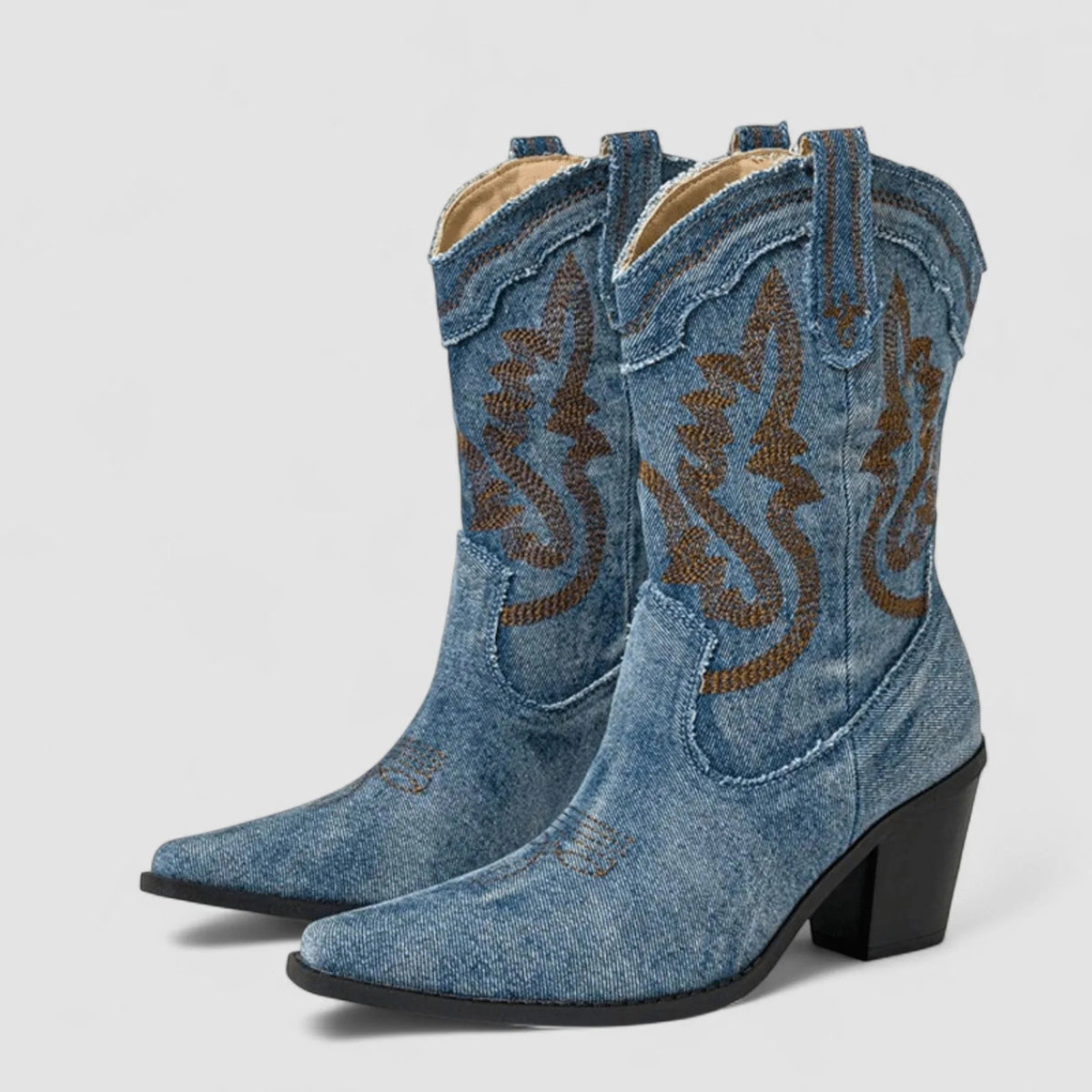Selena | Ortopediska Denim Ankelskor