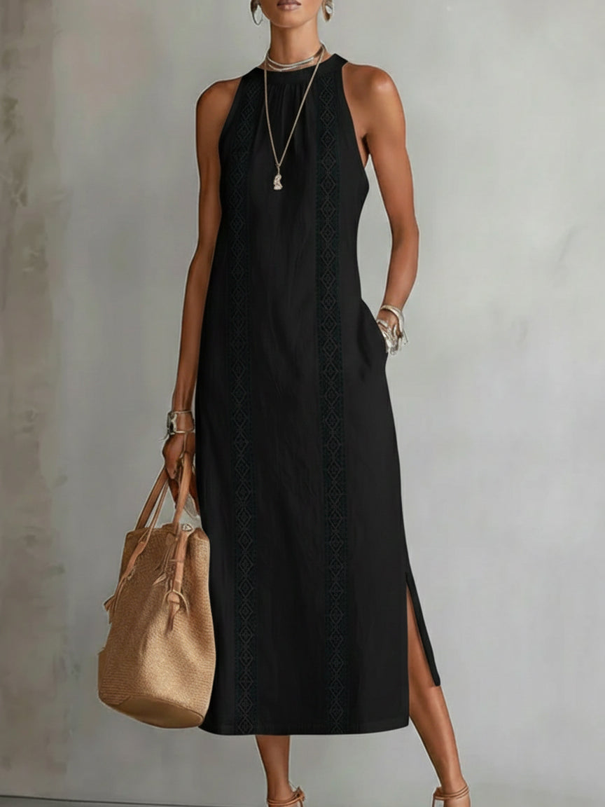Chloe | Elegant Sommar Midi Klänning