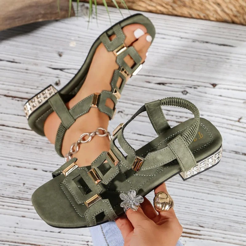 Petrina | Dekorerade Slingback-Sandaler