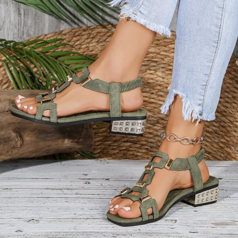 Petrina | Dekorerade Slingback-Sandaler