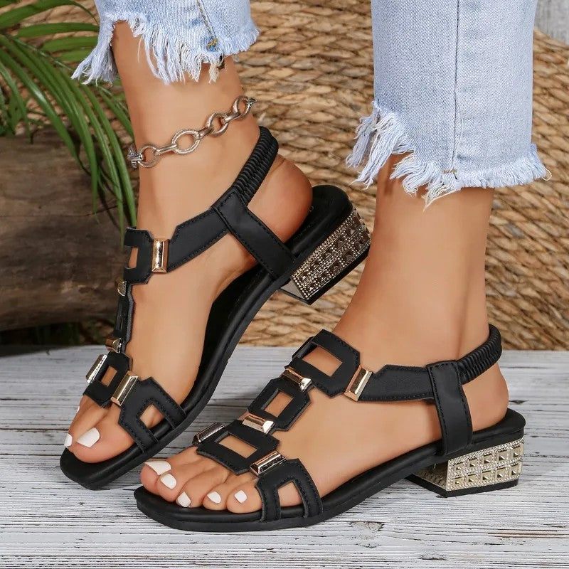 Petrina | Dekorerade Slingback-Sandaler