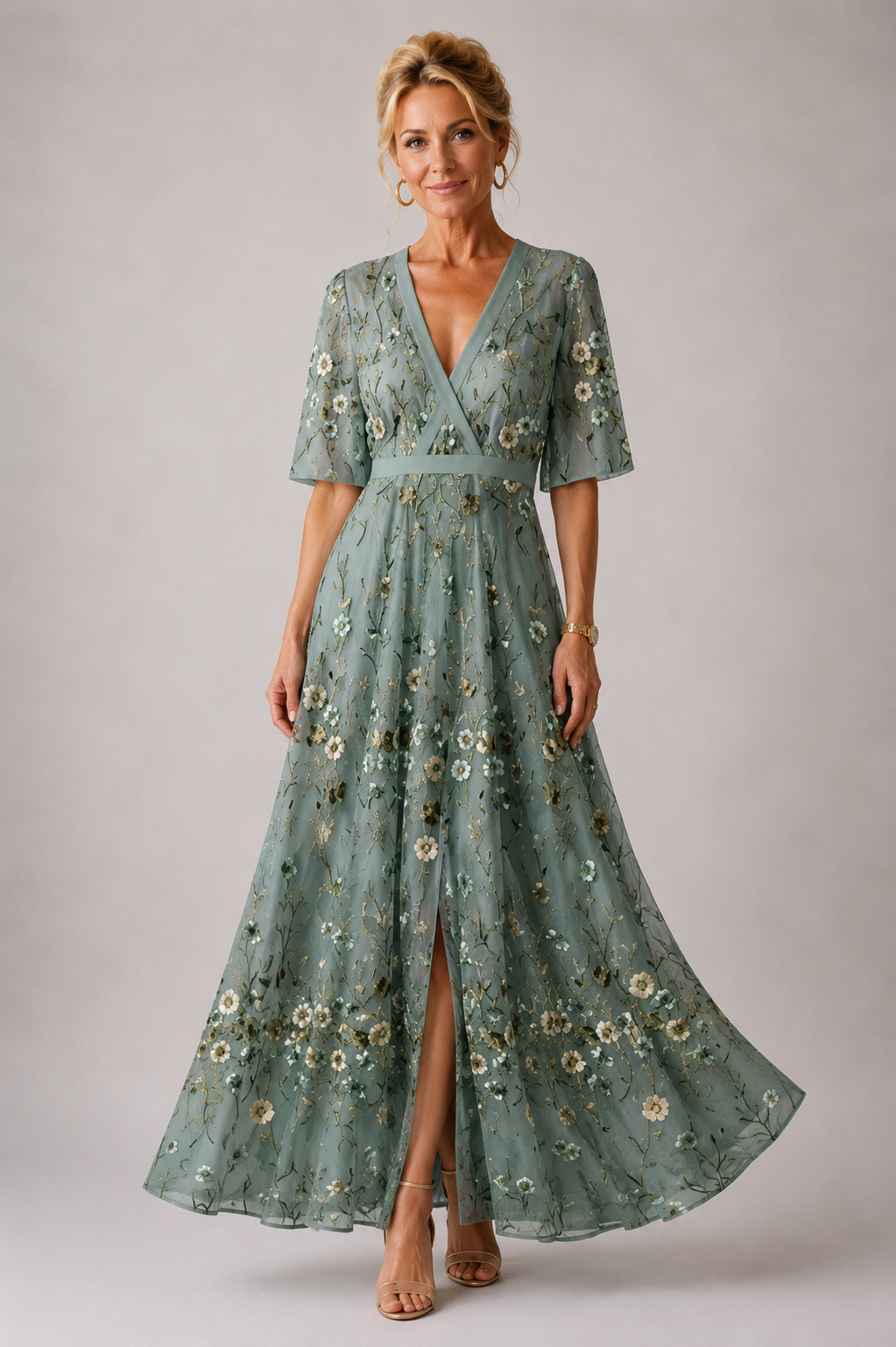 Ysa | Chic Klänning med Blommönster