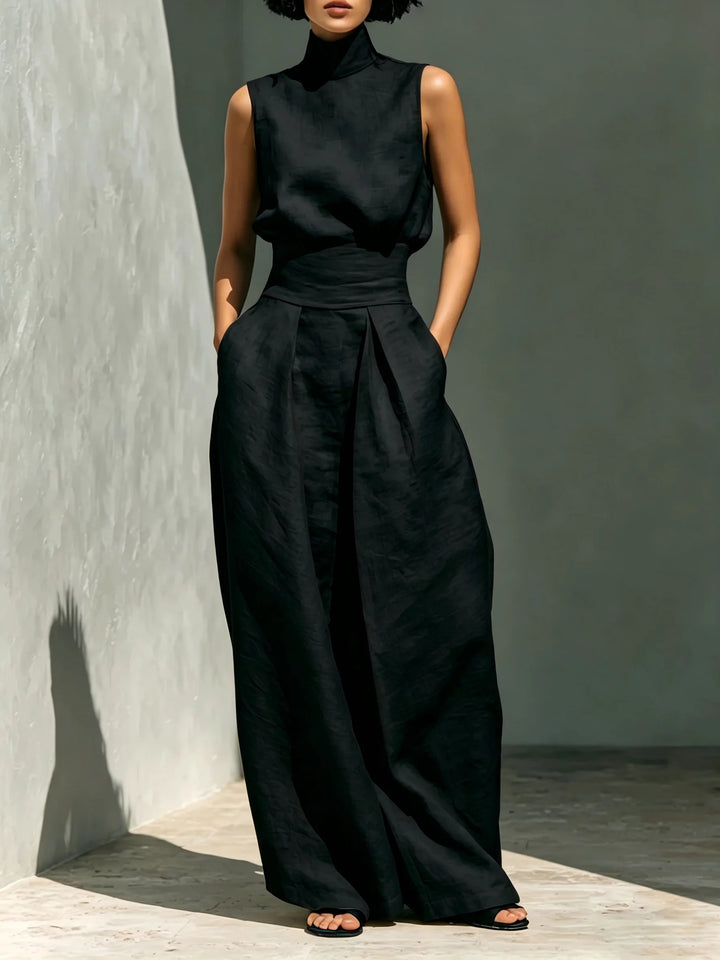 Julia | Komplett set med topp & vida byxor